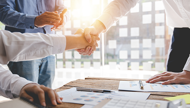 Lasting Member Relationships Handshake